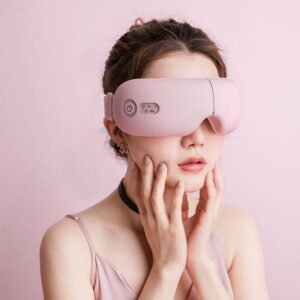 4D Smart Electric Vibration Bluetooth Eye Massager for Relief