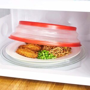 Collapsible Microwave Food Cover