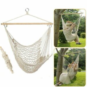 portable Hanging Swing Hammock Chair with stand for camping