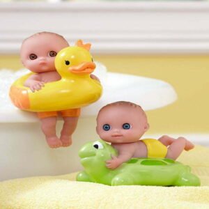 Set of 2 Lil' Cutesies Floating Bath Dolls